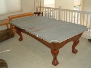 Proper pool table moving process in Seattle Washington